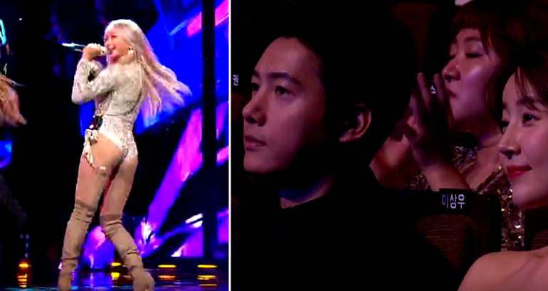 K-Pop Idol Hyolin Sparks Controversy Wearing This Outfit During Awards Performance