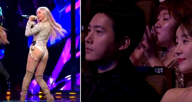 K-Pop Idol Hyolin Sparks Controversy Wearing This Outfit During Awards Performance
