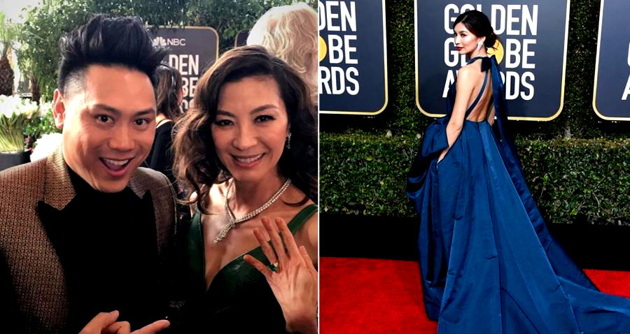 Here's What the 'Crazy Rich Asians' Wore to the Golden Globes