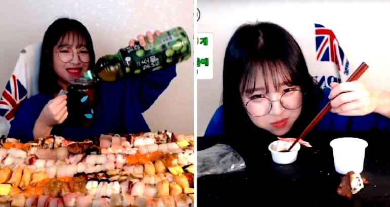 Korean YouTuber Devours 240 Pieces of Sushi in Jaw-Dropping ‘Mukbang’ Video