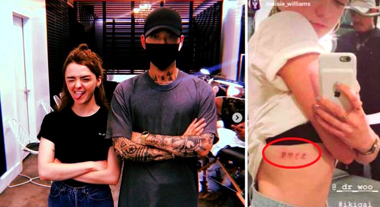 ‘Game of Thrones’ Star Maisie Williams Shows Off Her New Japanese Tattoo