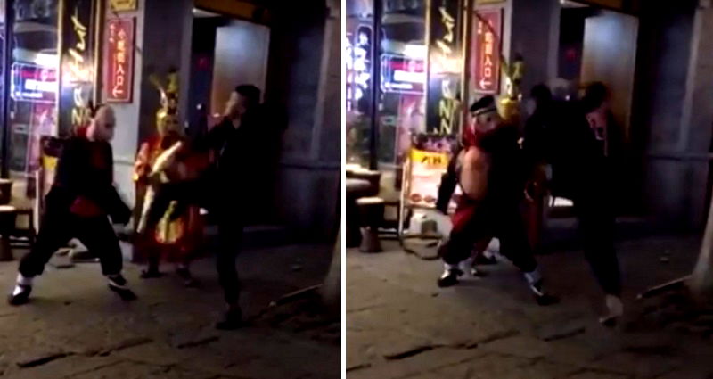 ‘Monkey King’ and ‘Pigsy’ Arrested After Fighting Tourist in China