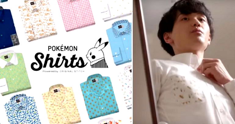 Japanese Company Now Makes $90 Pokémon Dress Shirts and They Look Pretty Awesome