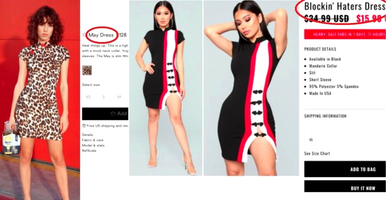 Hey Fashion Retailers, That Design You’re Stealing is Called a ‘Qipao’