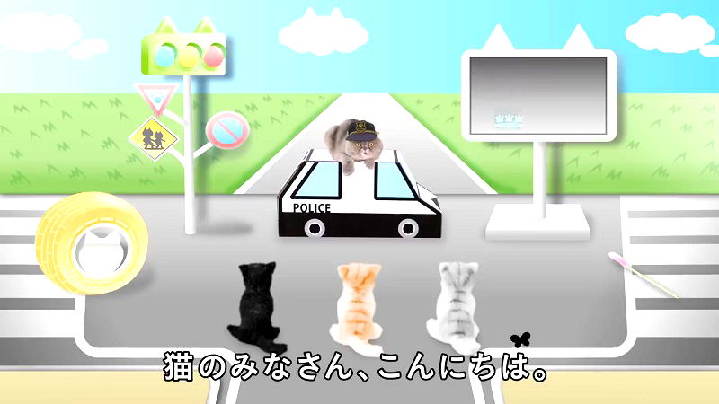 Animal psychologists at Kyoto University have recently launched a public service video to educate cats about traffic safety.