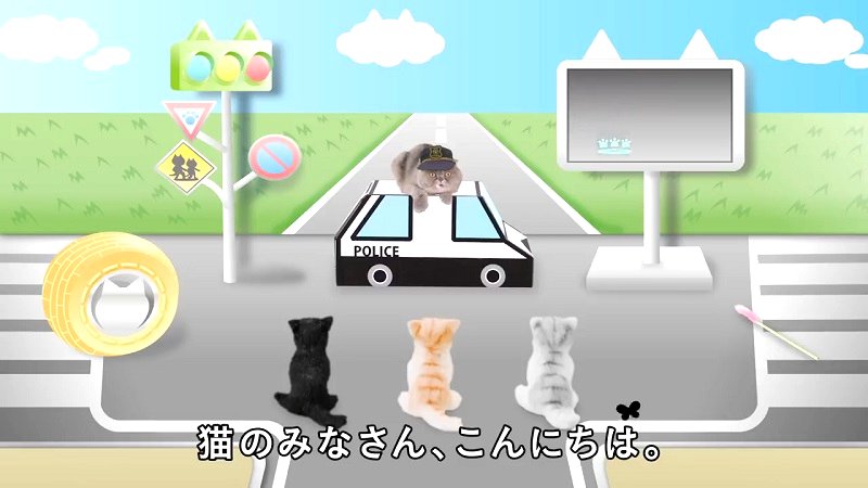 Animal psychologists at Kyoto University have recently launched a public service video to educate cats about traffic safety.