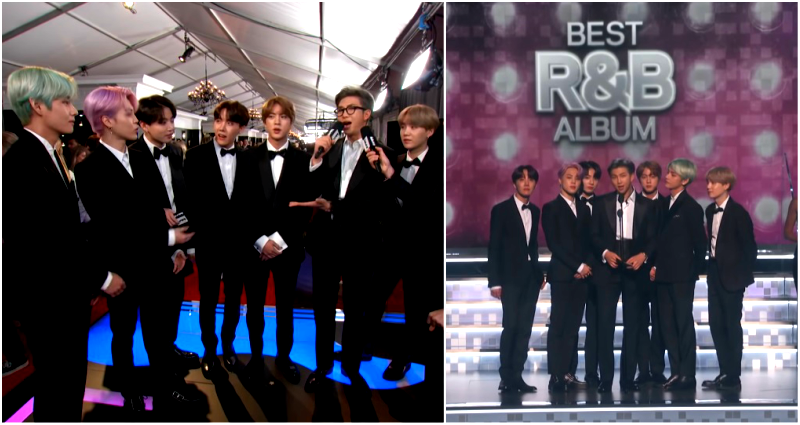 BTS Makes History as the First K-Pop Presenters at the Grammys