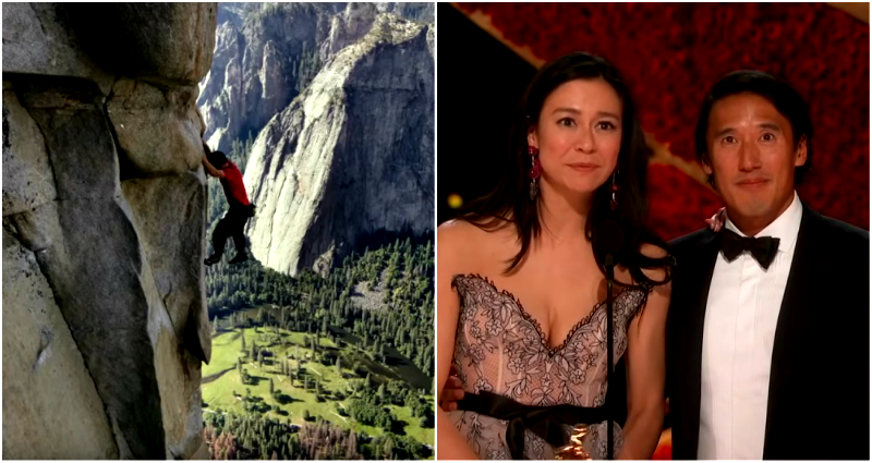 Elizabeth Chai Vasarhelyi and Jimmy Chin’s ‘Free Solo’ Win Best Documentary at the Oscars