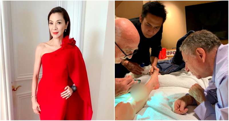 Michelle Yeoh Gets 10 Stitches After a Bad Fall in Paris