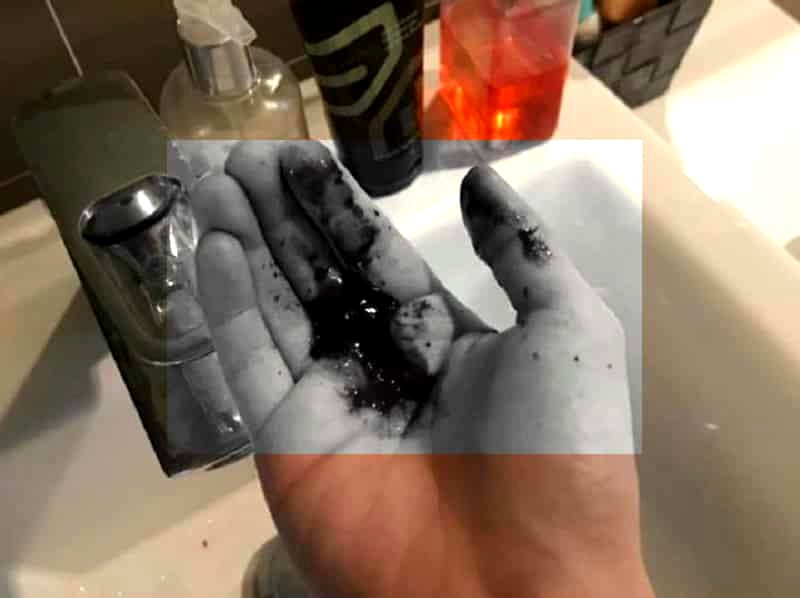 Images of Bangkok residents allegedly coughing up blood and suffering nosebleeds due to the city's pollution crisis have emerged on social media.