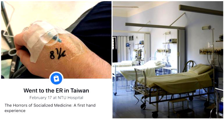 American Man Goes to the E‌‌R‌ in Taiwan, Reveals ‘the Ho‌rr‌or‌s of Socialized Medicine’