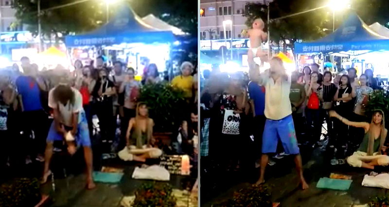 ‘Begpackers’ Arrested in Malaysia After Using a Baby in Bizarre ‘Street Dance’