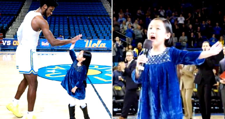 National Anthem Superstar Malea Emma Tjandrawidjaja Stuns Crowd at UCLA Game