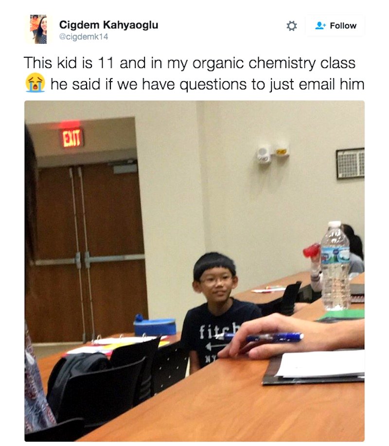 Daniel Liu is a child genius who won the hearts of the internet when he was 11 years old after he went viral for offering to help his much older college classmates.