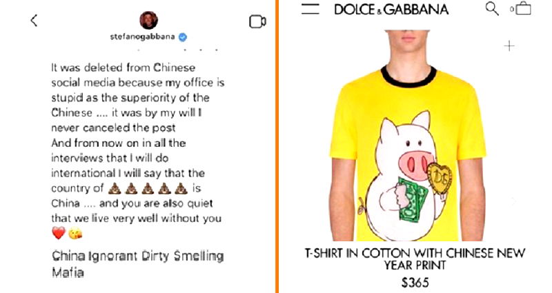 Dolce & Gabbana Sparks Controversy in China Again With $1,100 ‘Year of the Pig’ Shirts