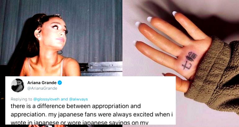 Ariana Grande Responds to Cultural Appropriation Accusations Over Her Japanese Tattoo