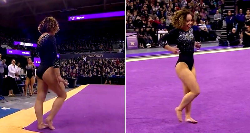 Katelyn Ohashi Scores ANOTHER Perfect 10 in a Gymnastic Competition in Seattle