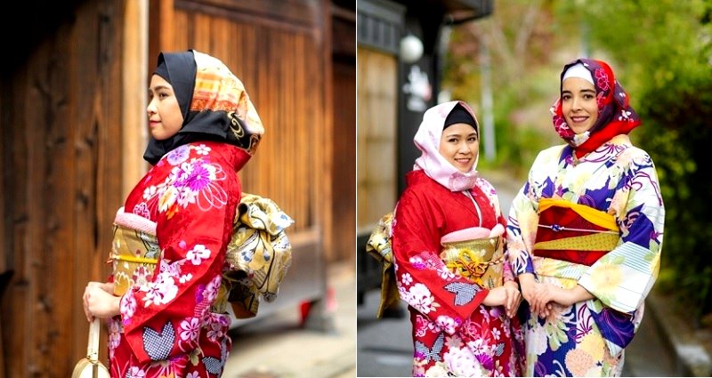 Japanese Company Now Makes Kimonos With Hijabs for Muslim Women