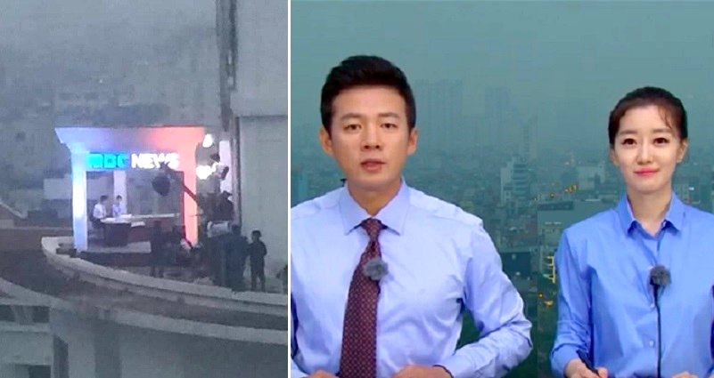 No, This Korean News Channel’s Backdrop is Not a Green Screen