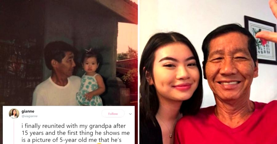Woman Reunites With Her ‘Lolo’ After 15 Years, Discovers He Kept a Picture of Her Always