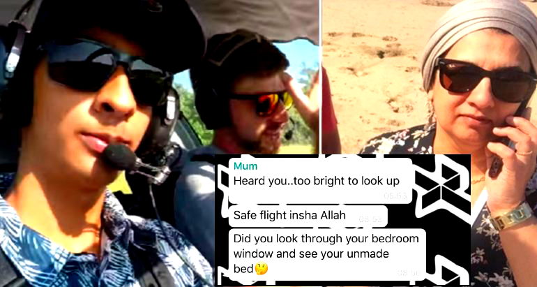 Asian Mom Dishes Hilarious Burn on Pilot Son Who Forgets To Make His Bed