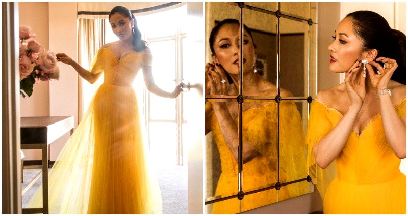 Constance Wu’s Yellow Dress at the Oscars Has an Emotional Meaning For Asians