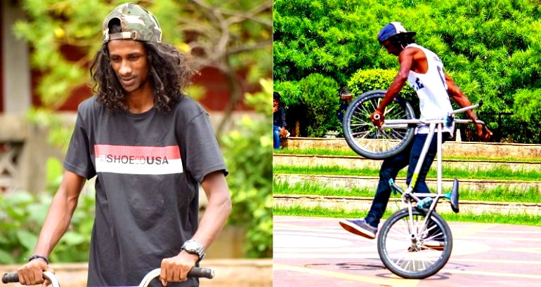 Former Pizza Delivery Man is Now a Famous BMX Rider in India