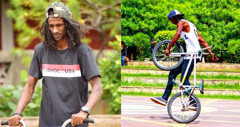 Former Pizza Delivery Man is Now a Famous BMX Rider in India