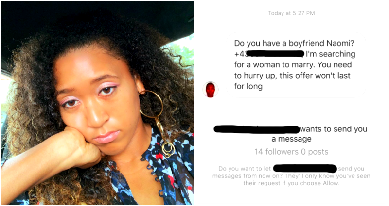 Naomi Osaka Posted a Stranger’s Marriage Proposal on Twitter and the Replies are Life