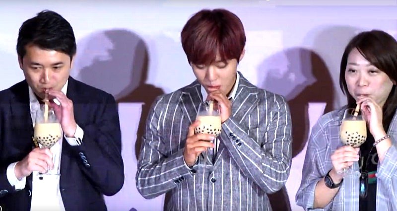 K-Pop Star is Too Young to Drink Wine So Taiwan Gave Him Boba Milk Tea Instead