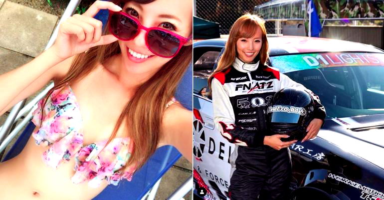 Japanese ‘Race Queen’ Model Crowdfunds To Compete Against Professional Drifters