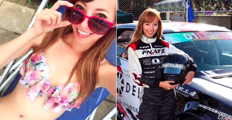 Japanese ‘Race Queen’ Model Crowdfunds To Compete Against Professional Drifters