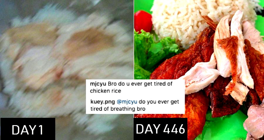 Singaporean Instagrammer Has Been Eating Chicken Rice EVERY DAY For Over 450 Days