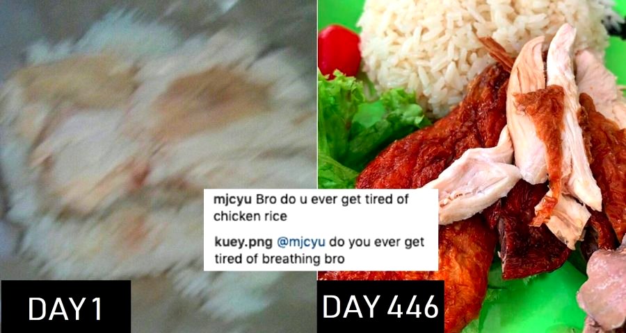 Singaporean Instagrammer Has Been Eating Chicken Rice EVERY DAY For Over 450 Days