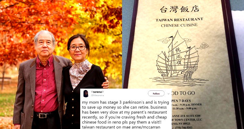 Taiwanese Restaurant Owner Gets Parkinson’s Disease, Reno Community Comes Together to Help