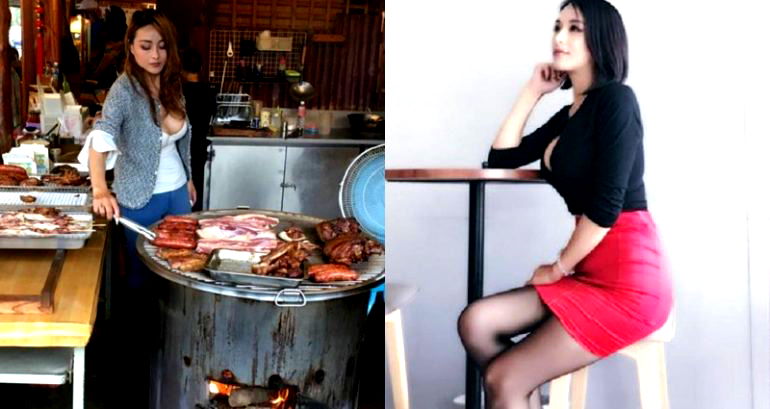 Tsou Model Becomes Taiwan’s ‘Barbecue Queen’