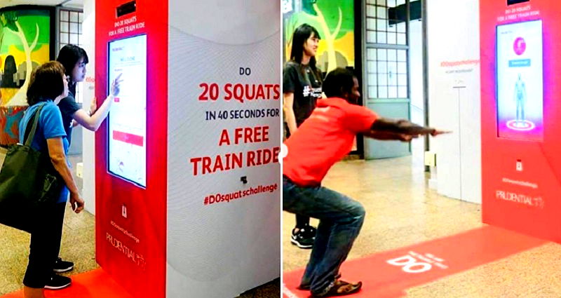 You Can Now Ride Singapore’s Subway for Free By Doing Squats