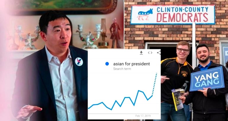 ‘Asian for President’ Google Searches are Spiking Because of Andrew Yang