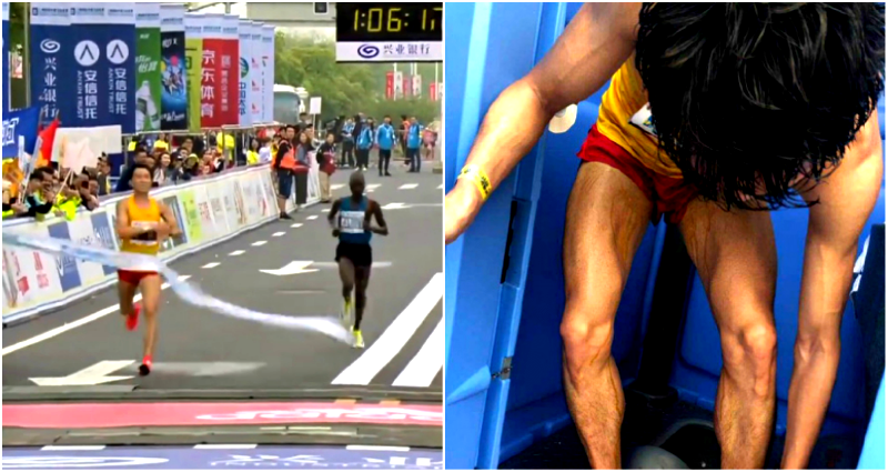 Chinese Runner Suffers Surprise DIARRHEA During Half Marathon, Still Wins His Category Though