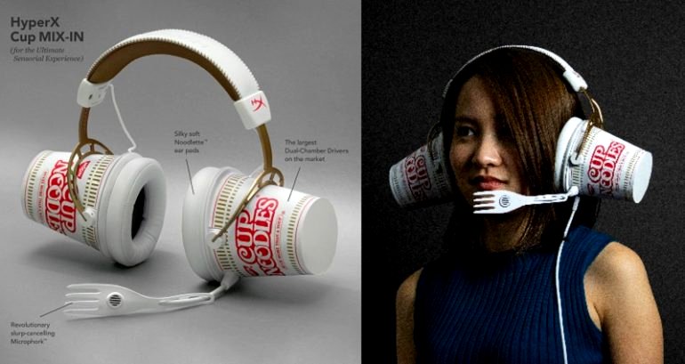 These ‘Ramen Headphones’ are the April Fools Joke Everyone Wishes Was Real