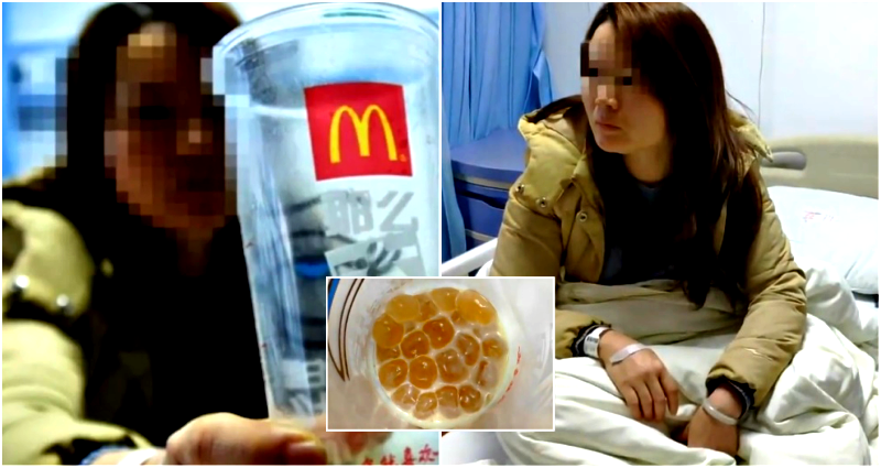 Woman Gets Burned By Boba Tea With Chlorine in It From McDonald’s