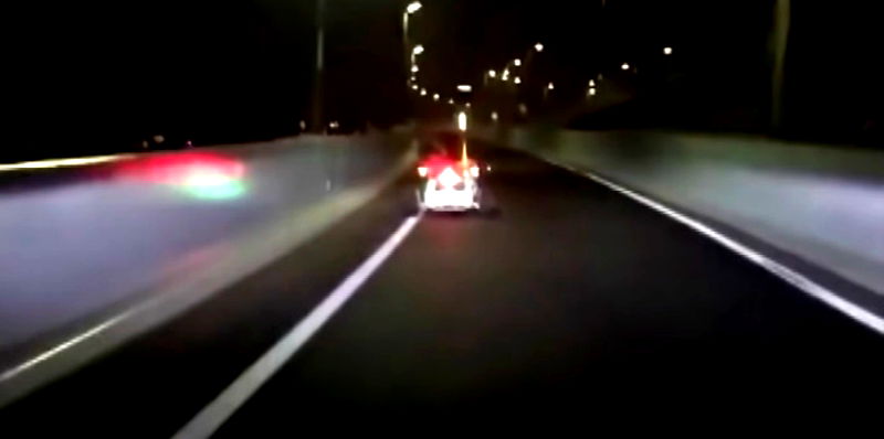 A real-life “Mario Kart” that sped down a restricted highway and over the Rainbow Bridge in Tokyo is now being chased by local authorities.