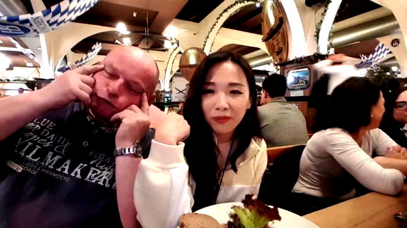 A Korean Twitch streamer had to keep her cool when several white men began harassing her with racist gestures right in the middle of a livestream in Berlin.