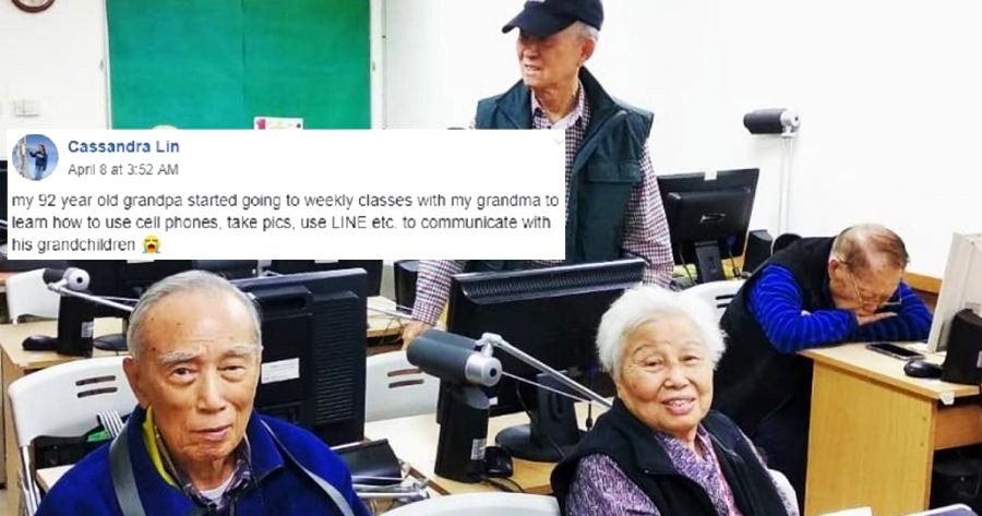 Grandparents Attend Smartphone Classes to Keep in Touch With Family From Taiwan