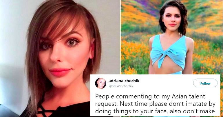 Pornstar Adriana Chechik Reveals Asian Male Fetish and Now Guys Are Pretending to Be Asian