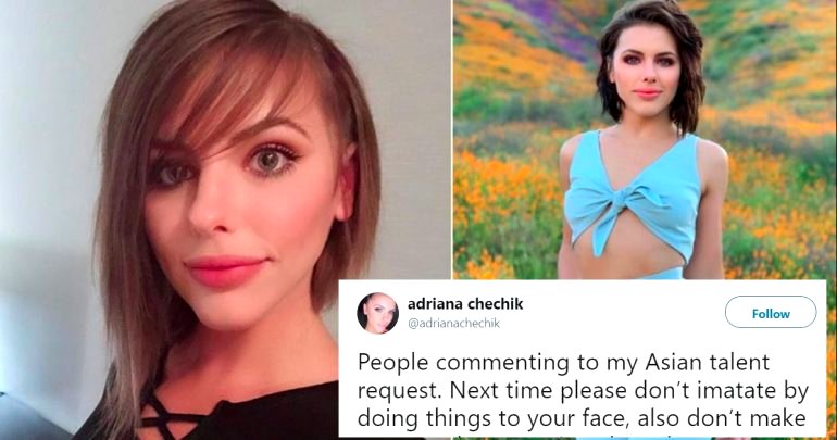 Pornstar Adriana Chechik Reveals Asian Male Fetish and Now Guys Are Pretending to Be Asian