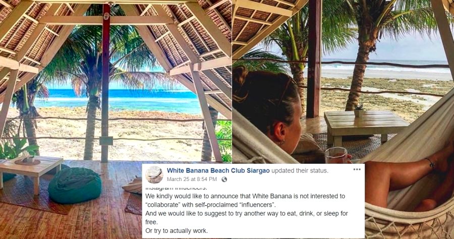Philippines Beach Club Owner Destroys Instagrammers Who Want Free Stuff for ‘Exposure’