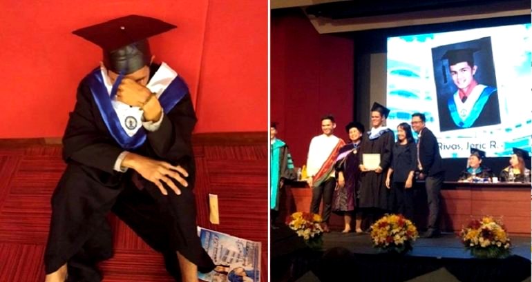 Student Breaks Down at Graduation Because His Parents Allegedly Didn’t Care Enough to Show Up