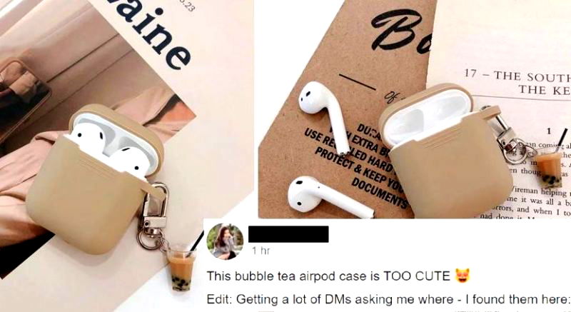 Rich Kids With Airpods Can Now Flex Even Harder With a Boba Tea Case