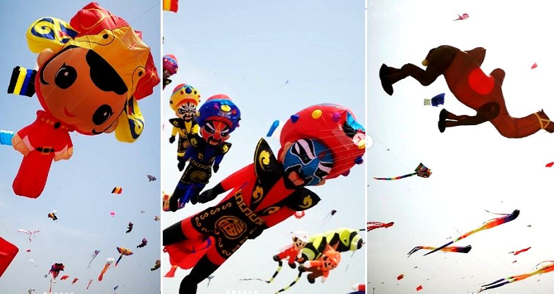 China Has an EPIC International Kite Festival Like Nothing You’ve Ever Seen Before